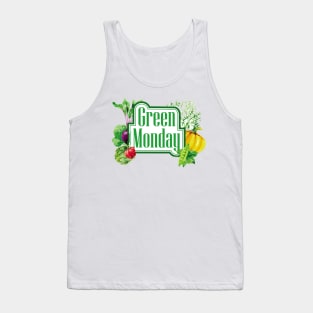 Live well eat well - Green Monday Tank Top